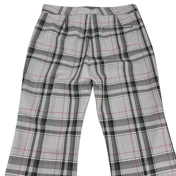 3.1 PHILLIP LIM Wool Blend Straight Leg Plaid Pant Sz 8 - Picture 8 of 9